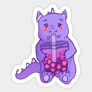 Dragon valentine boba edition Sticker